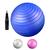 Bola De Pilates Suíça Com Bomba  55cm Ginastica Yoga Azul