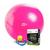 Bola De Pilates Yoga Fitball GymBall 65cm Com Bomba MBFit Pink