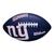 Bola Futebol Americano Wilson NFL New York Giants Team Logo Jr Marinho, Vermelho