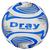 Bola Futebol Society Dray Original Profissional Fusionada 2371 Azul, Prata