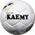 Bola Futebol Society Retro em Couro Legítimo Kaemy Adulto Costurada 440g Branco