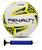 Bola Futsal Penalty Rx 500 + Bomba de Ar Branco, Amarelo, Preto