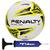 Bola Futsal Penalty Rx 500 XXIII + Bomba De Ar Amarelo, Azul
