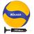 Bola Vôlei Mikasa Quadra Voleibol Profissional Oficial Original Praia + Bomba de Ar Amarelo