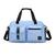 Bolsa Academia Feminina Masculina Costuras Reforçadas Alta Qualidade Original Premium Semi Impermeavel Resistente Grande Azul claro