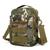 Bolsa bag transversal de ombro caminhar e acampar multifuncional Camuflado