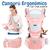 Bolsa Canguru Carregador de Bebês Ergonômico 12 posições Premium 3 Em 1 c/assento Hipseat  Rosa