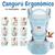 Bolsa Canguru Carregador de Bebês Ergonômico 12 posições Premium 3 Em 1 c/assento Hipseat  Azul