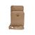 Bolsa Carteira feminina transversal verniz alça tiracolo com porta cartão e celular Bege claro