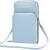 Bolsa Carteira Porta Celular Transversal Com Visor Touch Azul