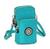 Bolsa Carteira Transversal Porta Celular Smartphone Nylon  Verde