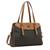 Bolsa Chenson Satchel Feminina Média Estampada 3484639 Café