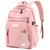 Bolsa De Costas Mochila Feminina Viagem Escola Passeio Top Rosa