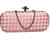 Bolsa De Festa Clutch Cetim Trançada Modelo Comprido Luxo Rosa