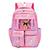 Bolsa Escolar Infantil Grande Impermeável Mochila Costas Rosa