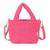 Bolsa Feminina Alça Mão E Transversal Barbie Pelúcia Pink