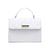 Bolsa Feminina Crossbody Matelassê Mão Transversal Casual Branco