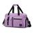 Bolsa Feminina Esportiva Semi Impermeavel Espaçosa Academia Treino Trabalho Passeios Leve Prática Tecido Linha Premium Lilás