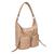 Bolsa Feminina Hobo Grande Alice Palucci De Ombro Mão Cores Preto Caramelo Nude - Semax Nude