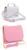 Bolsa feminina kit 2 bolsas alça transversal Mini, Bg branco baby rosa bebe
