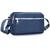 Bolsa Feminina Masculina De Ombro Shoulder Tiracolo Ziper Azul escuro