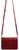Bolsa Feminina Mini Bag Em Couro Bolsa Luxo Estilosa Pequena Tipo Carteira Alça Transversal Vermelho