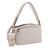 Bolsa feminina ombro transversal monograma - chenson W, Off white