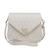 Bolsa Feminina Pequena Bag Bordada Tiracolo Transversal Alça de Mão Marfin