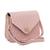 Bolsa Feminina Pequena Bag Bordada Tiracolo Transversal Alça de Mão Rosa