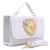 Bolsa Feminina Pequena Tiracolo De Lado Transversal Mini Bag Clutch Lançamento Branco