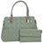 Bolsa Feminina Transversal Bordada Tote de Ombro Baú Star Shop Verde