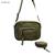 Bolsa Feminina Transversal Kit 2 pçs com Mini Necessaire e Divisões 9148 Verde