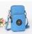Bolsa Feminina Transversal Pequena Carteira Porta Celular Smartphone  Cores Azul