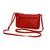 Bolsa Feminina Transversal Pequena Compacta em Couro Legítimo Madamix MOD.B364 Vermelho