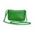 Bolsa Feminina Transversal Pequena Compacta em Couro Legítimo Madamix MOD.B364 Verde bandeira