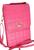 Bolsa feminina transversal porta celular carteira grande tiracolo cores Pink