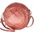 Bolsa feminina transversal tiracolo redonda crossbody luxo Vermelho