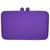 Bolsa Festa Clutch Quadrada Tela Fecho em Imã Charmosa S-157 Roxo