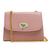 Bolsa festa pequena clutch feminina alça corrente transversal Rc bolsa corrente rosa