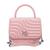 Bolsa HG Feminina Pequena De Lado Transversal De Ombro E Mão Rosa