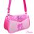 Bolsa infantil alça transversal lateral ombro ajustável da barbie Pink