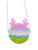 Bolsa Infantil Silicone Fidget Toys Pop It Brinquedo Anti Stress Bolha Colorido BL-801 Veado rosa