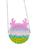 Bolsa Infantil Silicone Fidget Toys Pop It Brinquedo Anti Stress Bolha Colorido BL-801 Veado rosa