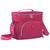 Bolsa Lancheira Térmica Feminina luxo Durável para Passeios Pratico Bolsos Laterais Alça Regulável Cinza Multifuncional Pink