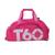 Bolsa Mala T60 Fitness Para Academia Treino Esporte E Viagem Rosa escuro