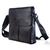 Bolsa Masculina Feminina Transversal com Alça de Ombro Tipo Carteiro Lateral Social Preto