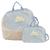 Bolsa Maternidade Impermeável Espaçosa P Bebe Luxo Qualidade Moderna Chuva de Benção Mamãe Luxo Resistente  Azul Claro