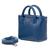 Bolsa Mini Bag Feminina Tendencia Delicada Blogueira Alça Fixa e Transversal Removivel Forrada Azul