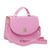 Bolsa Mini Bag Pequena Feminino Delicada Alça Transversal Removível Prática Rosa