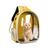 Bolsa Mochila Pet Visão Panorâmica Transporte Gato Cachorro Amarela